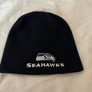 Seattle Seahawks youth size beanie.